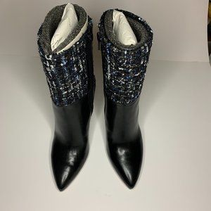 Guess Multi Fabric Vvidlet2 Boots Size 7.5M Black